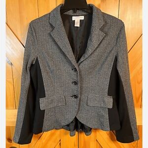 Chevron Stretch Blazer